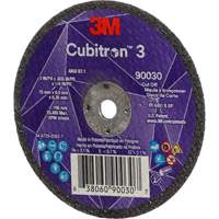 Cubitron 3 Cut-Off Wheel, 3" x 0.035", 1/4" Arbor, Type T1, Ceramic, 21000 RPM OSI Industrial Sales