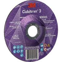 Cubitron™ 3 Cut-Off Wheel, 5" x 0.045", 7/8" Arbor, Type T27, Ceramic, 12250 RPM NY551 | OSI Industrial Sales