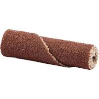 Metal R265 Cartridge Roll, P80 Grit, 3/8" Dia., Aluminum Oxide, 1-1/2" L, 1/8" Arbor OSI Industrial Sales