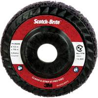 Scotch-Brite Clean and Strip XT Pro Disc XO-DC, 4-1/2" Dia., Extra Coarse Grit, Silicon Carbide OSI Industrial Sales