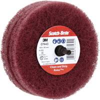 Scotch-Brite Roloc Plus General Purpose Scuffing Wheel, 4" Dia. OSI Industrial Sales