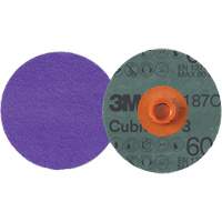 Disque en fibre Roloc Cubitron 3, 4" dia., Grain 60+, C&eacute;ramique OSI Industrial Sales
