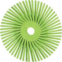Brosse radiale en soies de pr&eacute;cision type A PN-RB Scotch-Brite , C&eacute;ramique, Grain 50+, 3" dia. OSI Industrial Sales