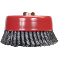 Knotted Wire Cup Brush, 6" Dia. x 5/8"-11 Arbor OSI Industrial Sales