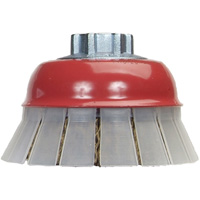Crimped Wire Cup Brush with Protective Guard OSI Industrial Sales