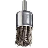 Stem Mounted Knotted Wire Brush, 1" Dia. x 1/4" Arbor OSI Industrial Sales