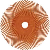 Scotch-Brite Type C Precision Radial Bristle Brush PN-RB, Ceramic, 80+ Grit, 3" Dia. OSI Industrial Sales
