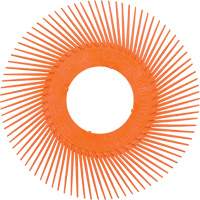Scotch-Brite Type C Precision Radial Bristle Brush PN-RB without Adapter, Ceramic, 80+ Grit, 7-5/8" Dia. OSI Industrial Sales