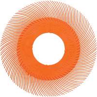 Scotch-Brite Type C Precision Radial Bristle Brush PN-RB without Adapter, Ceramic, 80+ Grit, 6" Dia. OSI Industrial Sales