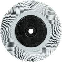 Scotch-Brite Type C Precision Radial Bristle Brush PN-RB with Keyway Core, Ceramic, 120+ Grit, 6" Dia. OSI Industrial Sales