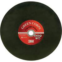Disque &agrave; tronçonner Green Corps, 13-9/10" x 0,118", Arbre de 1", C&eacute;ramique, 20 000 Tr/min OSI Industrial Sales