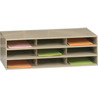 Data Organizers, Stationary, 9 Slots, Steel, 33-3/4" W x 11-5/8" D x 10-3/4" H OSI Industrial Sales
