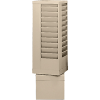 Literature Storage Racks, Rotating, 44 Slots, Steel, 14-1/8" W x 14-1/8" D x 48-1/2" H OSI Industrial Sales