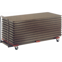 Flat Stacking Table Caddies, 97.5" W x 31.25" D x 36.25" H OSI Industrial Sales
