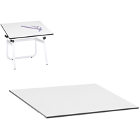 Table Top for Vista Adjustable Drawing Table, 48" W x 3/4" H, White OSI Industrial Sales