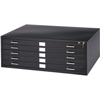 Steel Plan Files, 5 Drawers, 40-3/8" W x 29-3/8" D x 16-1/2" H OSI Industrial Sales