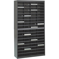 Heavy-duty Literature Organizers, Stationary, 72 Slots, Steel, 37-1/2" W x 12-3/4" D x 71" H OSI Industrial Sales
