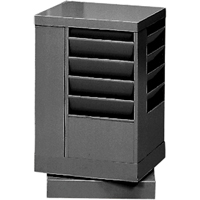 Literature Storage Racks, Rotating, 20 Slots, Steel, 14-1/8" W x 14-1/8" D x 21-1/4" H OSI Industrial Sales