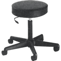 Tabouret de travail de s&eacute;rie 900, Mobile, Ajustable, , Vinyle Si&egrave;ge, Noir OSI Industrial Sales