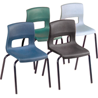 Horizon Chairs, Plastic, Black OSI Industrial Sales