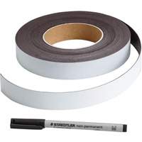 &eacute;tiquette magn&eacute;tique inscriptible, Magn&eacute;tique, 600" lo x 1" la OSI Industrial Sales