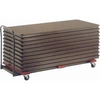 Flat Stacking Table Caddies, 74" W x 31.25" D x 36.25" H OSI Industrial Sales