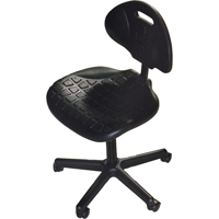 Heavy-Duty Ergonomic Seating, Polyurethane, Black, 250 lbs. Capacity OSI Industrial Sales