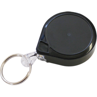 Retractable Mini-Bak&reg; Key Rings, Plastic, 36" Cable, Belt Clip Attachment OSI Industrial Sales