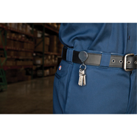 Retractable Mini-Bak&reg; Key Rings, Plastic, 36" Cable, Belt Clip Attachment OSI Industrial Sales