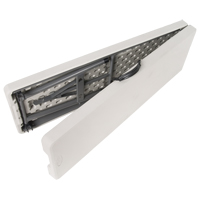 Folding Bench, Polyethylene, 72" L x 12" W x 17" H OSI Industrial Sales