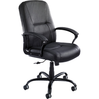 Chaises Serenity pour gens grands & costauds, Cuir, Noir, Capacit&eacute; 500 lb OSI Industrial Sales