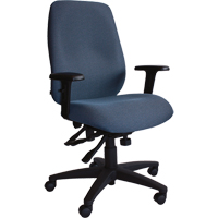 Cierra Ergonomic Chairs, Fabric, Blue, 250 lbs. Capacity OSI Industrial Sales