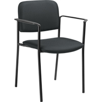 Stacking Chairs, Fabric, 32" High, 300 lbs. Capacity, Charcoal OSI Industrial Sales