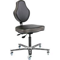 Vega Multi-Tilt Ergonomic Chair, Mobile, Adjustable, Vinyl Seat, Black/Grey OSI Industrial Sales
