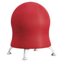 Zenergy Ball Chair, Fabric, Red, 250 lbs. Capacity OSI Industrial Sales