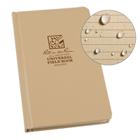 Livre reli&eacute;, Couverture rigide, Havane, 160 Pages, 4-5/8" , 7-1/4"  OSI Industrial Sales