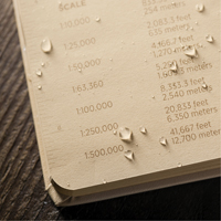 Livre reli&eacute;, Couverture rigide, Havane, 160 Pages, 4-5/8" , 7-1/4"  OSI Industrial Sales