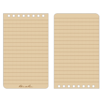 Pocket Top-Spiral Notebook, Soft Cover, Tan, 100 Pages, 3" W x 5" L OSI Industrial Sales