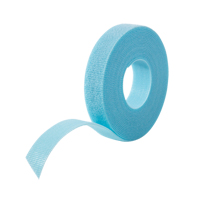 One-Wrap&reg; Cable Management Tape, Hook & Loop, 25 yds x 3/4", Self-Grip, Aqua OSI Industrial Sales