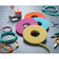 One-Wrap&reg; Cable Management Tape, Hook & Loop, 25 yds x 3/4", Self-Grip, Aqua OSI Industrial Sales