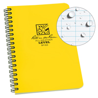 Side-Spiral Notebook, Soft Cover, Yellow, 64 Pages, 4-5/8" W x 7" L OSI Industrial Sales