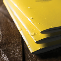 Notebook, Soft Cover, Yellow, 48 Pages, 4-5/8" W x 7" L OSI Industrial Sales