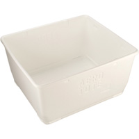 Contenant de rangement pour la nourriture, Plastique, Capacit&eacute; de 108 gal., Blanc OSI Industrial Sales