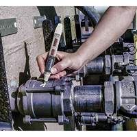 Felt Tip Paint Marker, Liquid, White OSI Industrial Sales