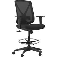Activ Series Synchro-Tilt Adjustable Chair, Fabric/Mesh, Black, 275 lbs. Capacity OSI Industrial Sales