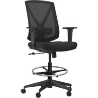 Activ Series Premium Synchro-Tilt Adjustable Chair, Fabric/Mesh, Black, 275 lbs. Capacity OSI Industrial Sales