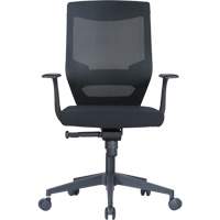 Activ Series Synchro-Tilt Office Chair, Fabric/Mesh, Black, 275 lbs. Capacity OSI Industrial Sales