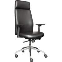 Activ Series High Back Executive Chair, Polyurethane/Vinyl, Black, 275 lbs. Capacity OSI Industrial Sales