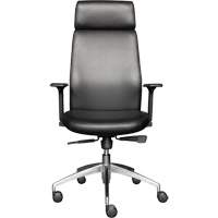 Activ Series High Back Executive Chair, Polyurethane/Vinyl, Black, 275 lbs. Capacity OSI Industrial Sales