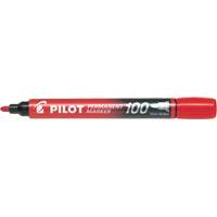 Series 100 Permanent Marker, Bullet, Red OSI Industrial Sales